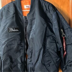 J Balvin Black Bomber Jacket